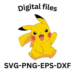 pokemon svg, png, pikachu