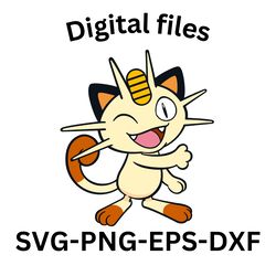 pokemon svg called meowth