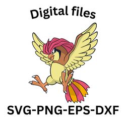 svg pokemon pidgeotto