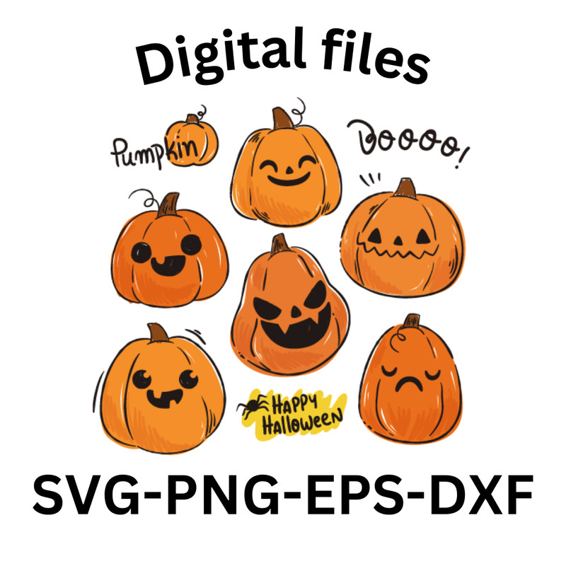 Happy Halloween Pumpkin Svg 0
