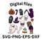 Halloween Icons Set Elements Collection Svg 0
