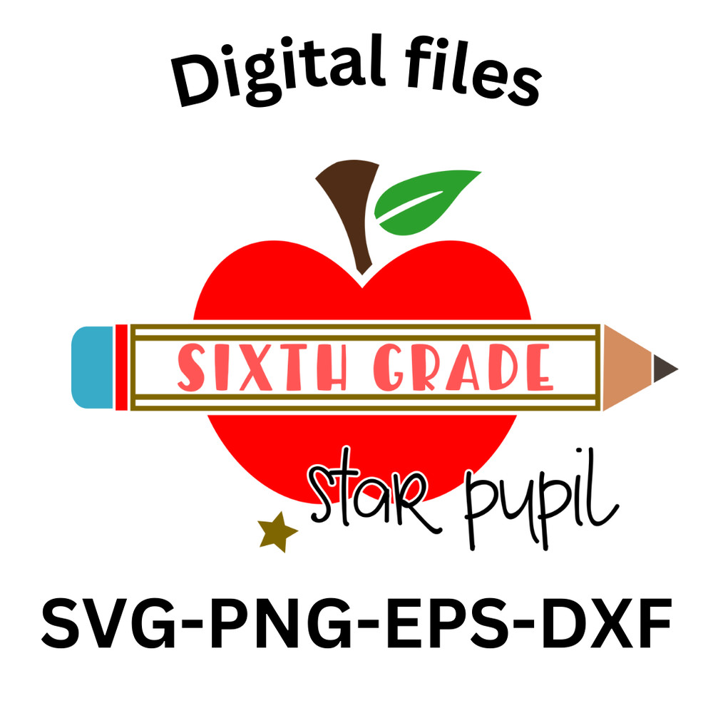 Digital Gems Sixth Grade Svg 0