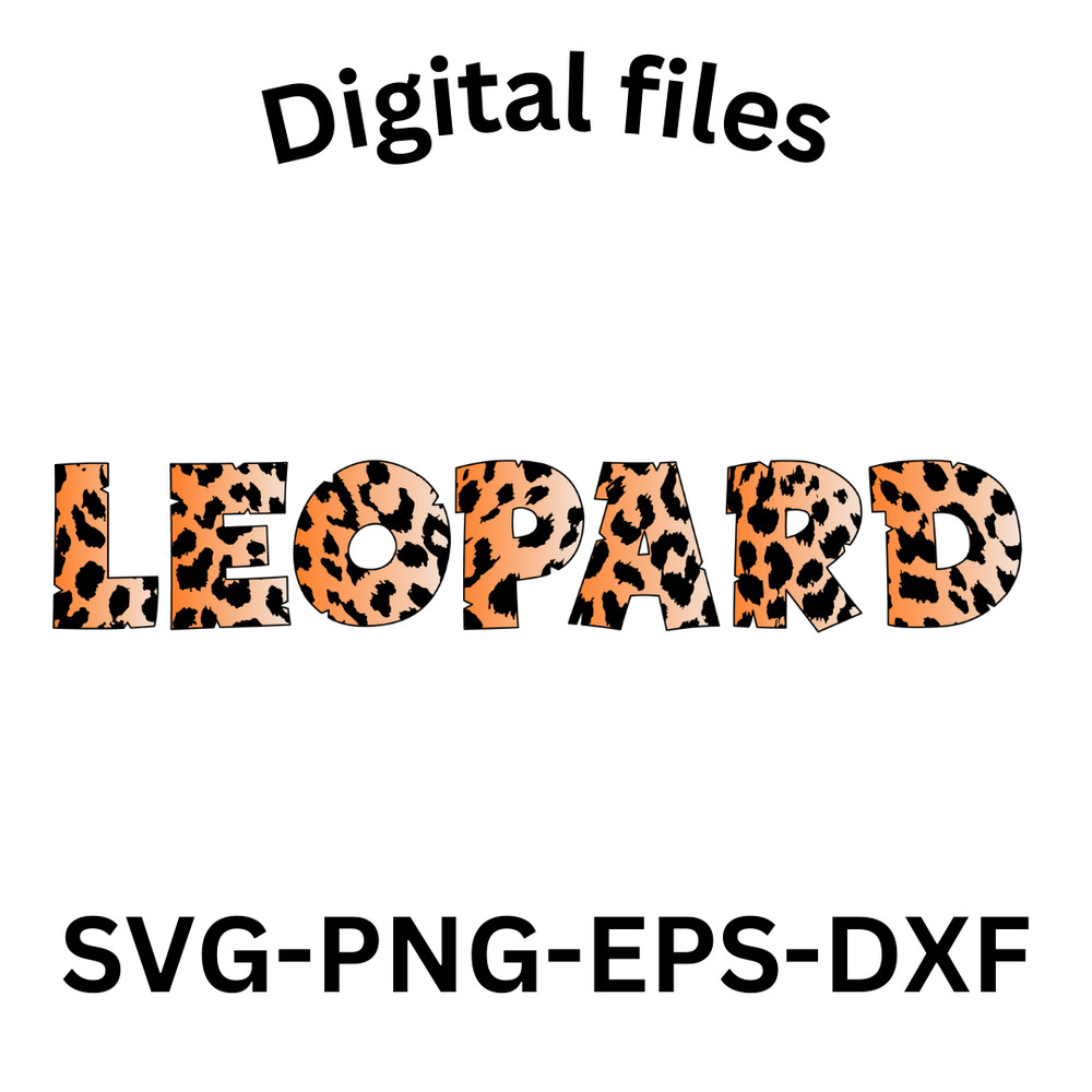 Leopard Inscription Svg 0