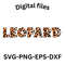 Leopard Inscription Svg 0