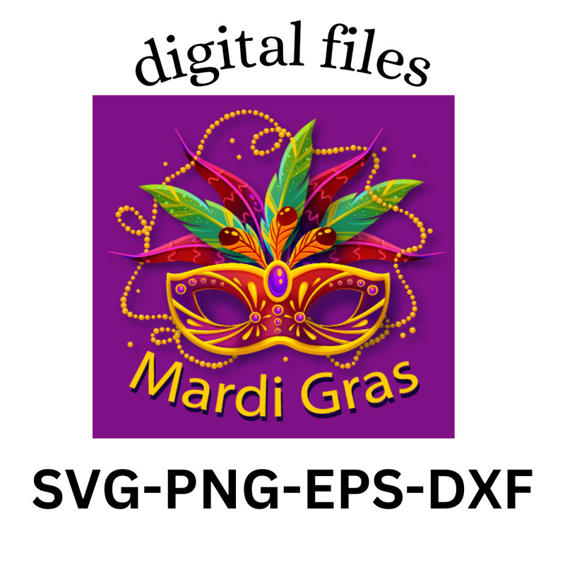 Mardi Gras Digital File Svg 0