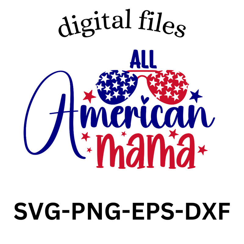 All American Mom Svg 0