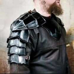 medieval gorget and pauldrons armor fantasy antique armor fully functional cosplay