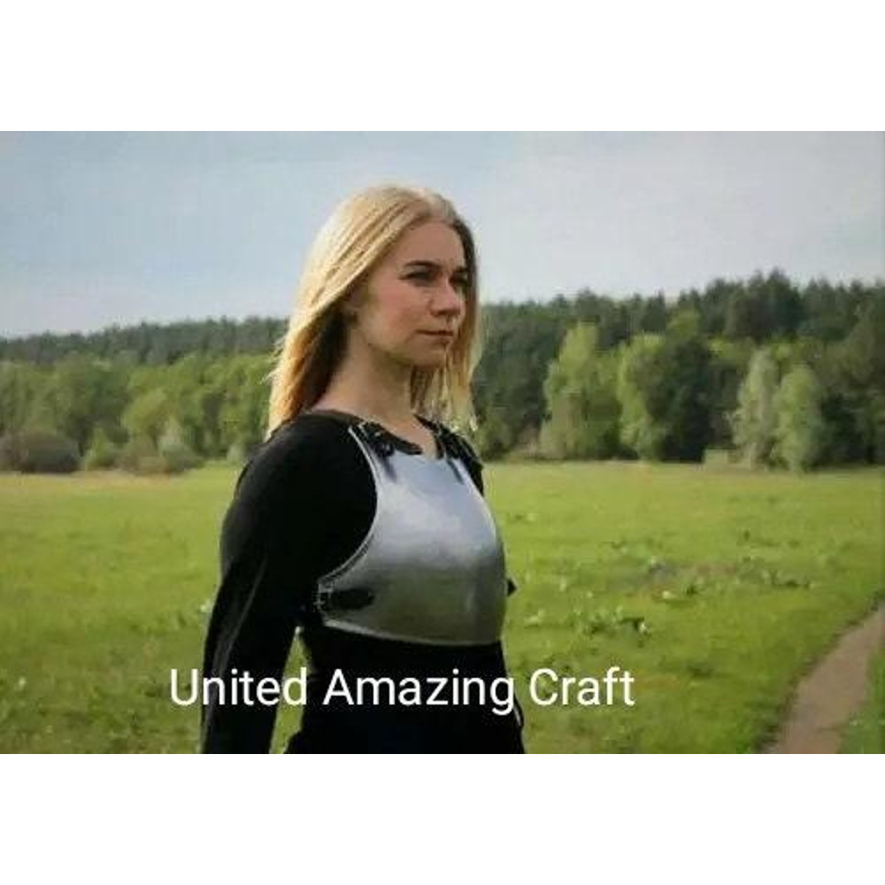 Abtique Woman Cuirass Half Armor  Fantasy Female Warrior Armor  Fully Functional Knight Lady LarpCo 0