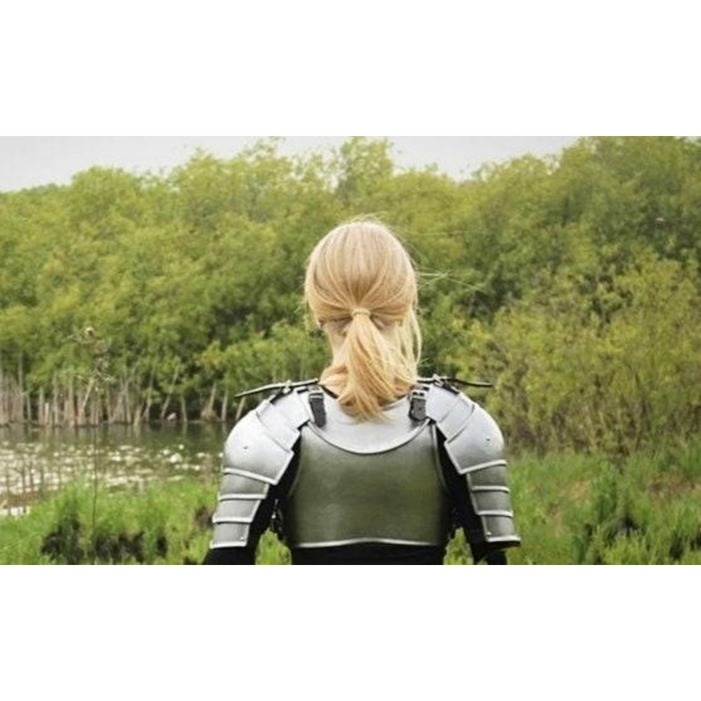 Abtique Woman Cuirass Half Armor  Fantasy Female Warrior Armor  Fully Functional Knight Lady LarpCo 1