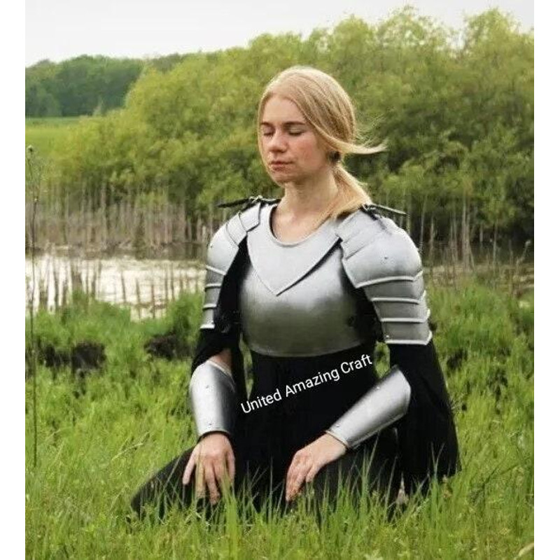 Abtique Woman Cuirass Half Armor  Fantasy Female Warrior Armor  Fully Functional Knight Lady LarpCo 7