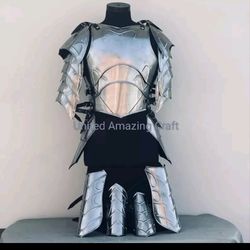 medieval full lady cuirass armor | knight fantasy female warrior cuirass armor | sca/larp costume
