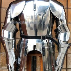 medieval cuirass cosplay sca half armor fantasy steel fully functional cosplay half suit