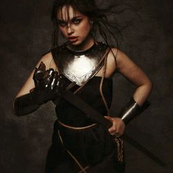 lady king arthur merlin fantasy armor medieval female larp/cosplay merlin armor set