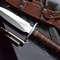 Custom Handmade Beautiful Hunting Knife With D2 Tool Steel  Leather Sheath  0