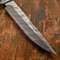 IMPACT CUTLERY RARE CUSTOM DAMASCUS BOWIE KNIFE BURL WOOD HANDLE 921 0