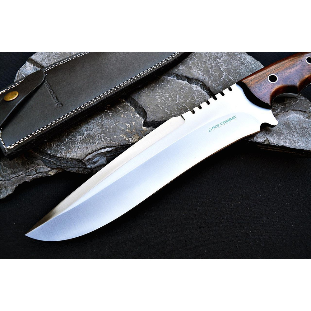 Custom Handmade Premium BLANCA PEAK Fighter Bowie C MADE D2 STEEL SURVIVAL Machete Knife 1