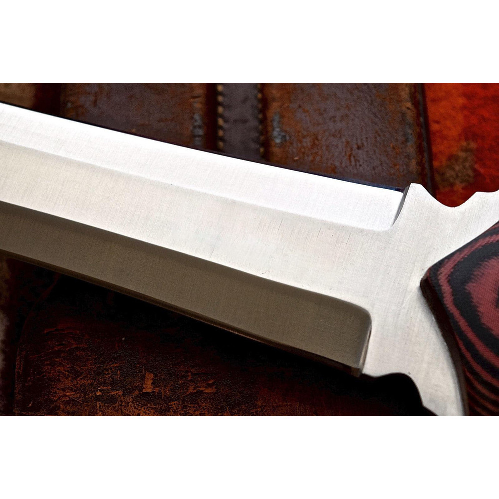 D2 Steel Short Sword With Beautiful Micarta Handle Included Leather SheathOn Every Happy Occasion B 6