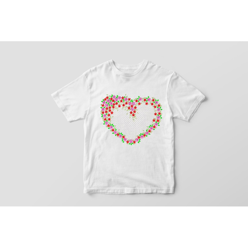 Heart Of Flowers And Embroidery Motifs 2