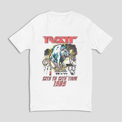 vintage graphic 80s ratt city to city tour unisex t-shirt, vintage ratt tee