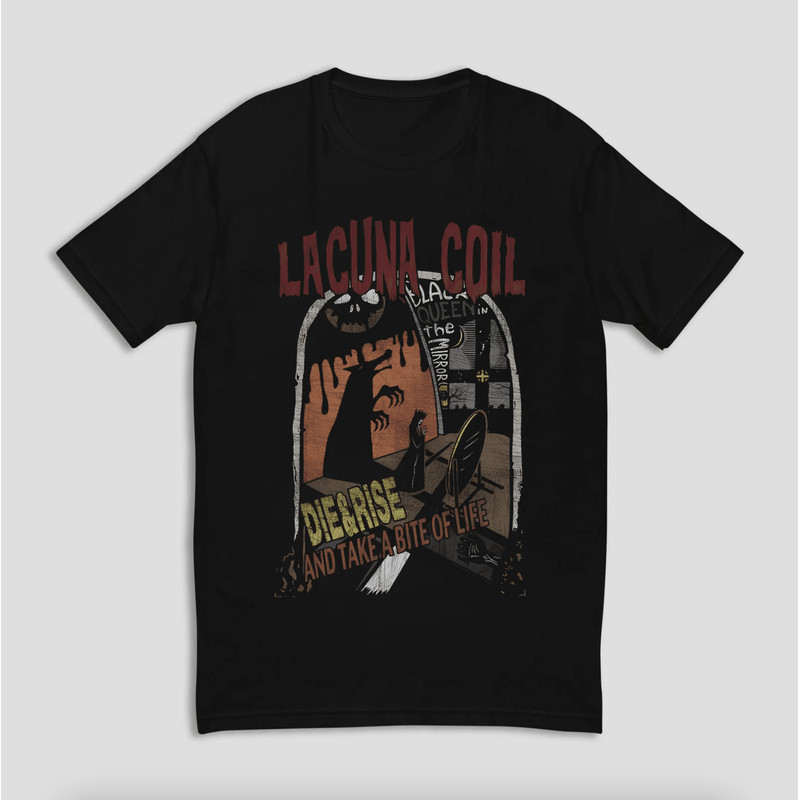 Lacuna Coil Die Rise And Take A Bite Of Life Unisex TShirt 0