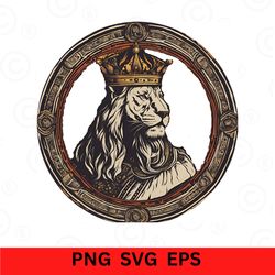 lion the king of the jungle png svg eps