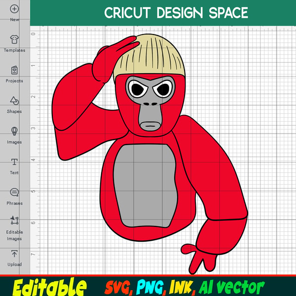 Editable Gorilla Tag SVG, PNG, Gorilla Tag Ink coloring page - Inspire ... Editable Gorilla Tag SVG, PNG, Gorilla Tag Ink coloring page - Inspire ...