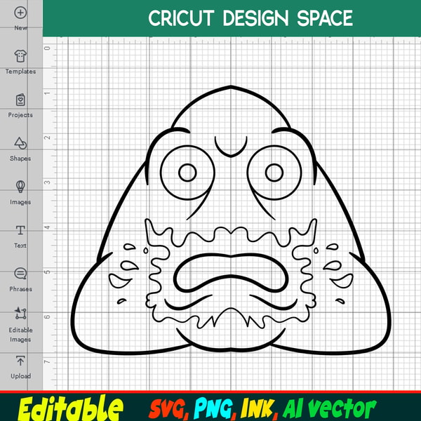 Pou To Color Editable Pou SVG, Pou Png Coloring Pages Creepy Pou Printabl | Inspire ...