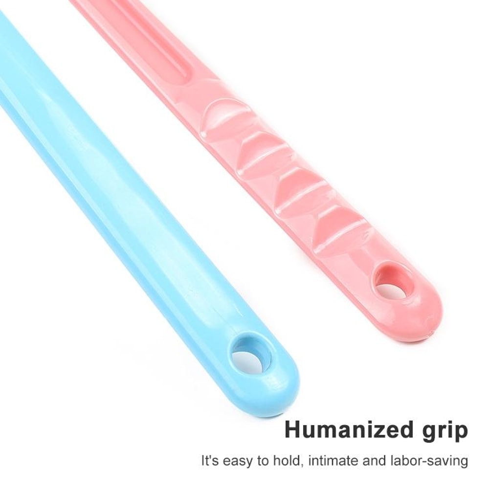 Long Handle Exfoliating Back Brush With Removable Head For Deep Clean Shower Care 4