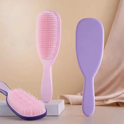 softflex detangling comb for curly & straight hair wet or dry scalp massage wide tooth comb