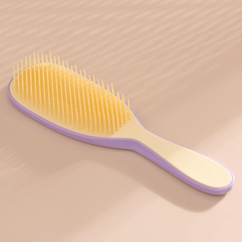 SoftFlex Detangling Comb For Curly Straight Hair Wet Or Dry Scalp Massage Wide Tooth Comb 8