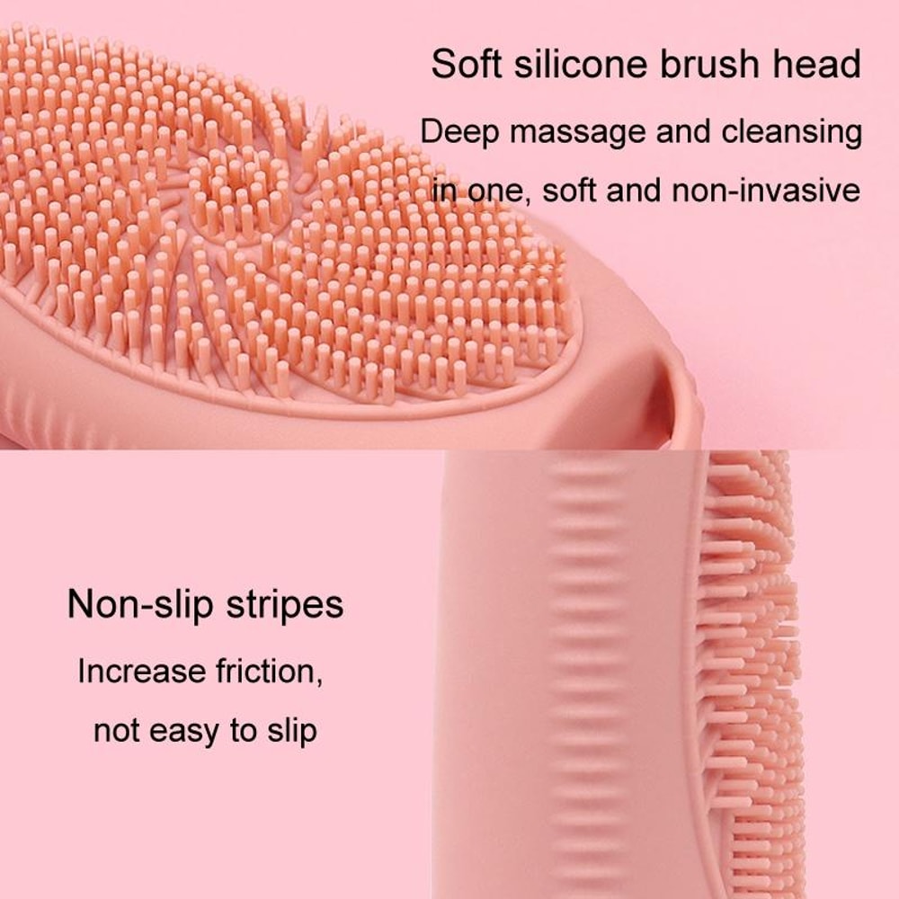 Silicone Travel Bottle With Bath Brush Dispenser 8