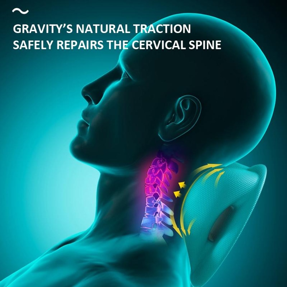 Neck And Shoulder Relaxer Cervical Traction Pillow For Gentle Daily Stretching 2