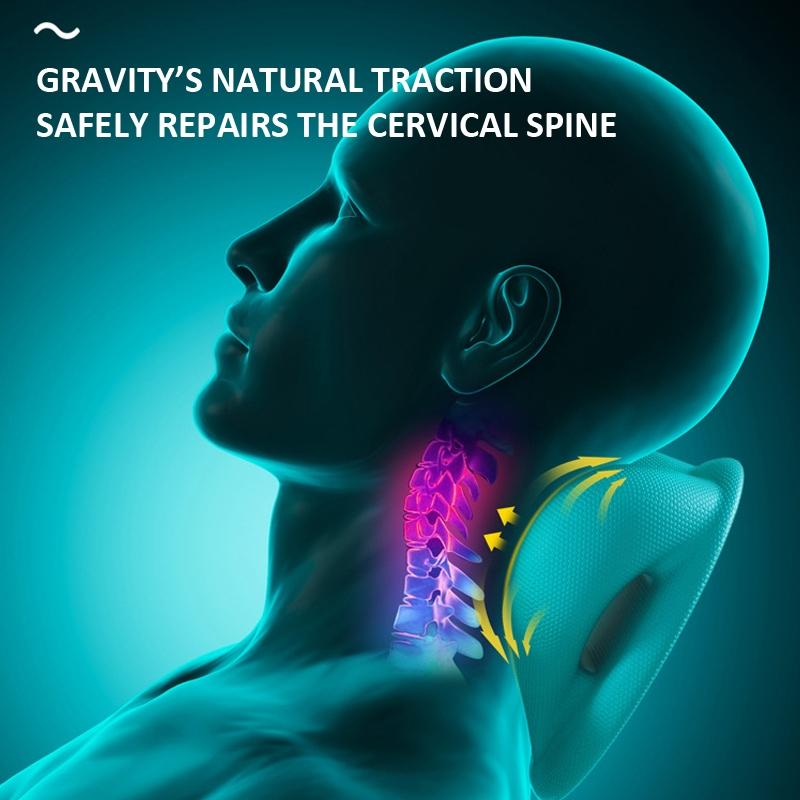 Neck And Shoulder Relaxer Cervical Traction Pillow For Gentle Daily Stretching 2