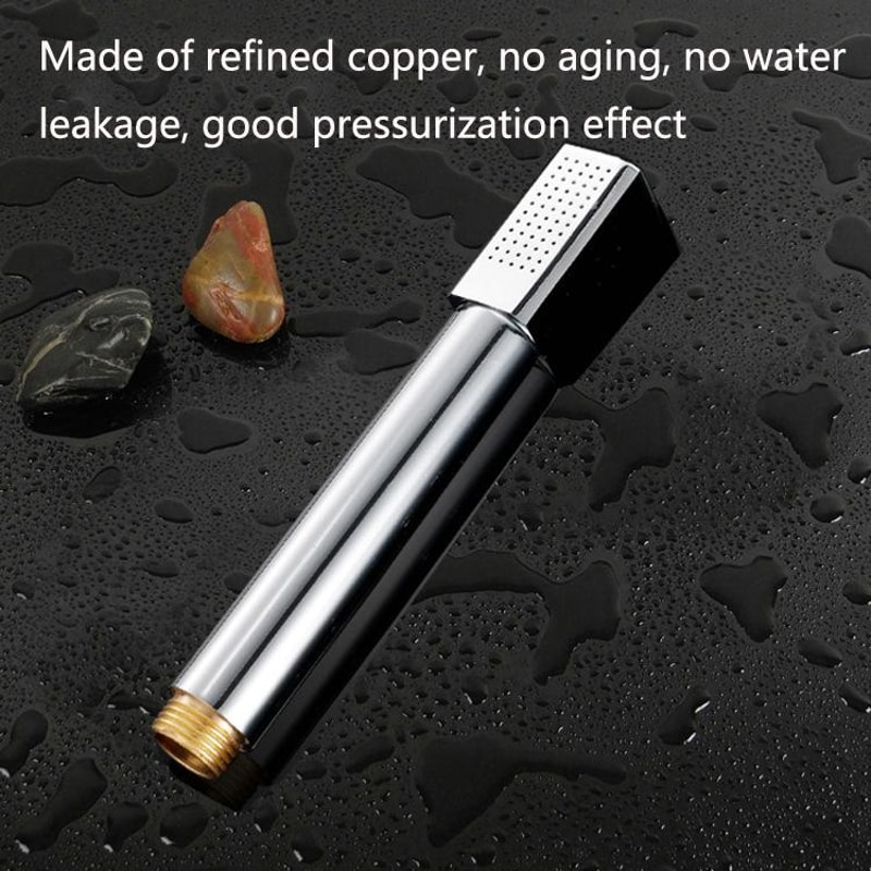 High Pressure Shower Head Square Brass Handheld Shower Head 2