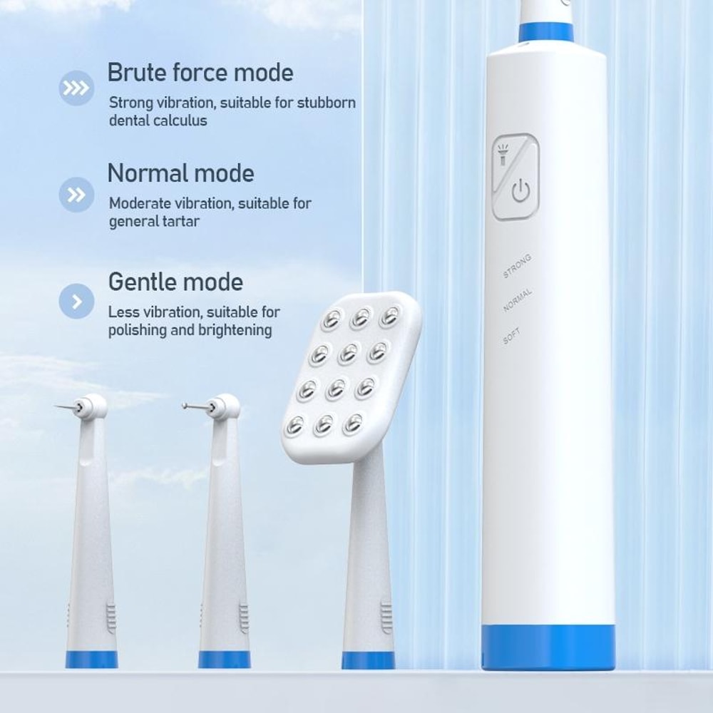 LED Facial Cleansing Brush And Teeth Cleaning Tool For Travel 6