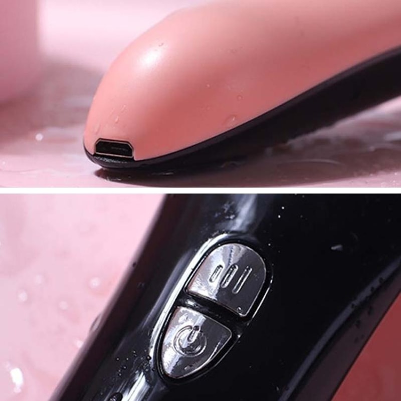 Ultrasonic Ion Facial Beauty Wand With Red Blue Light And Warm Massage 3