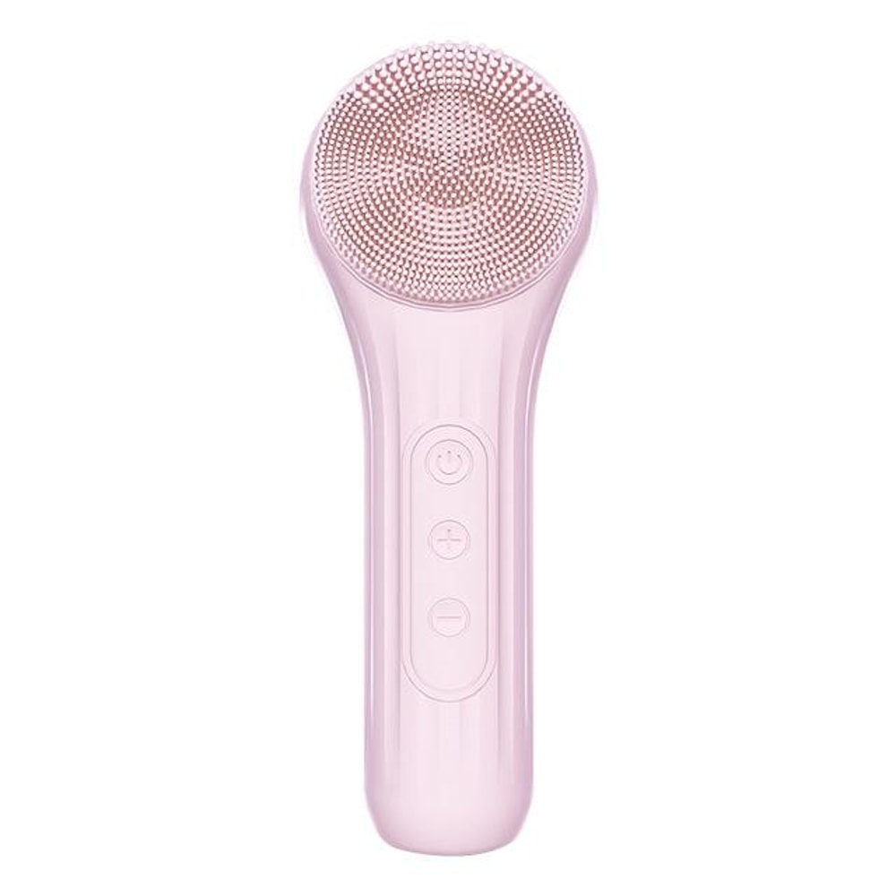 Sonic Facial Cleansing Brush With Heat And Waterproof Silicone Face Scrubber 5