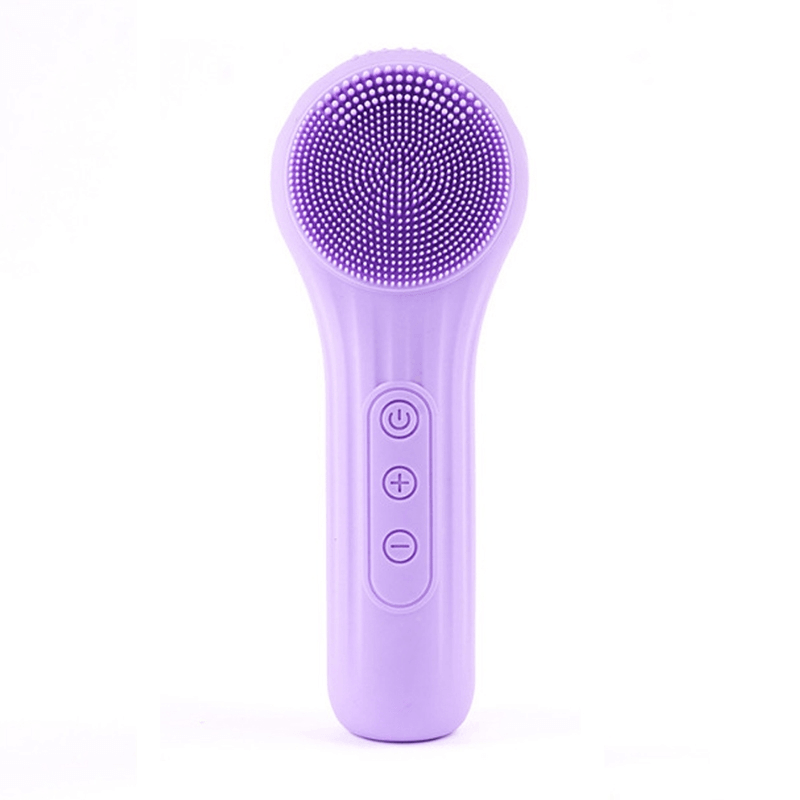 Sonic Facial Cleansing Brush With Heat And Waterproof Silicone Face Scrubber 6