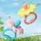 Flower Silicone Baby Teether Gum Massager Toy 0