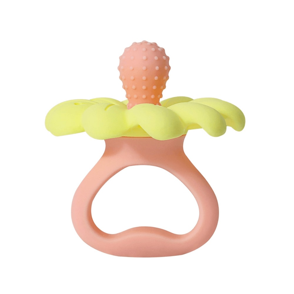 Flower Silicone Baby Teether Gum Massager Toy 5