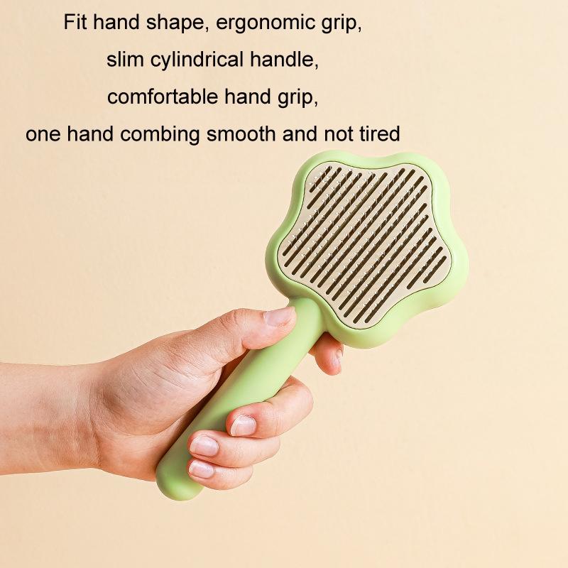 Pet Grooming Comb For Dogs Cats Detangling Hair Removal Brush 4