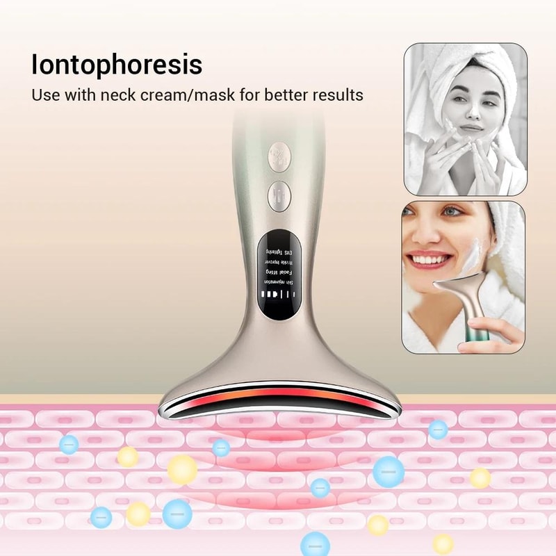Microcurrent Neck Massager With LED Light Therapy 5