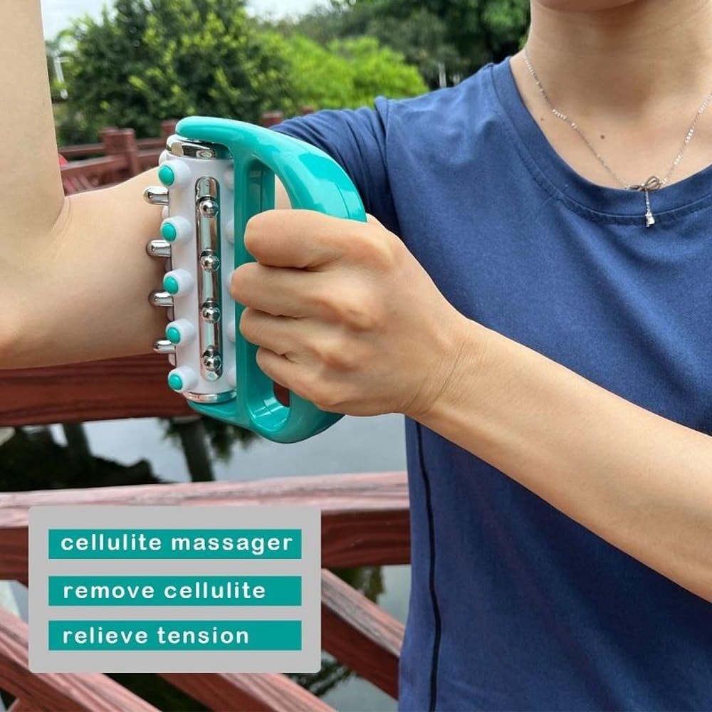 Curved Handheld Roller Massager For Deep Muscle Relief 5