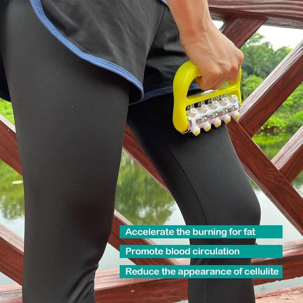 Curved Handheld Roller Massager For Deep Muscle Relief 6