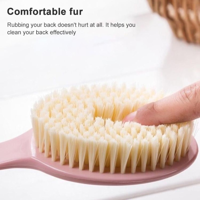 Soft Bristle Long Handle Bath Brush And Back Scrubber For Shower 3