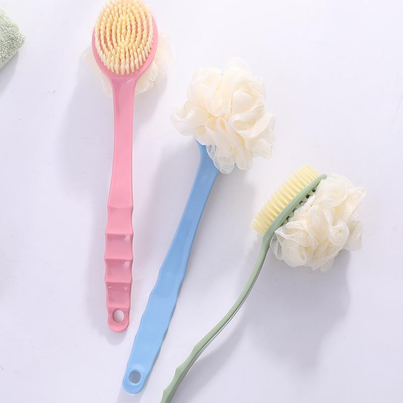 Soft Bristle Long Handle Bath Brush And Back Scrubber For Shower 0