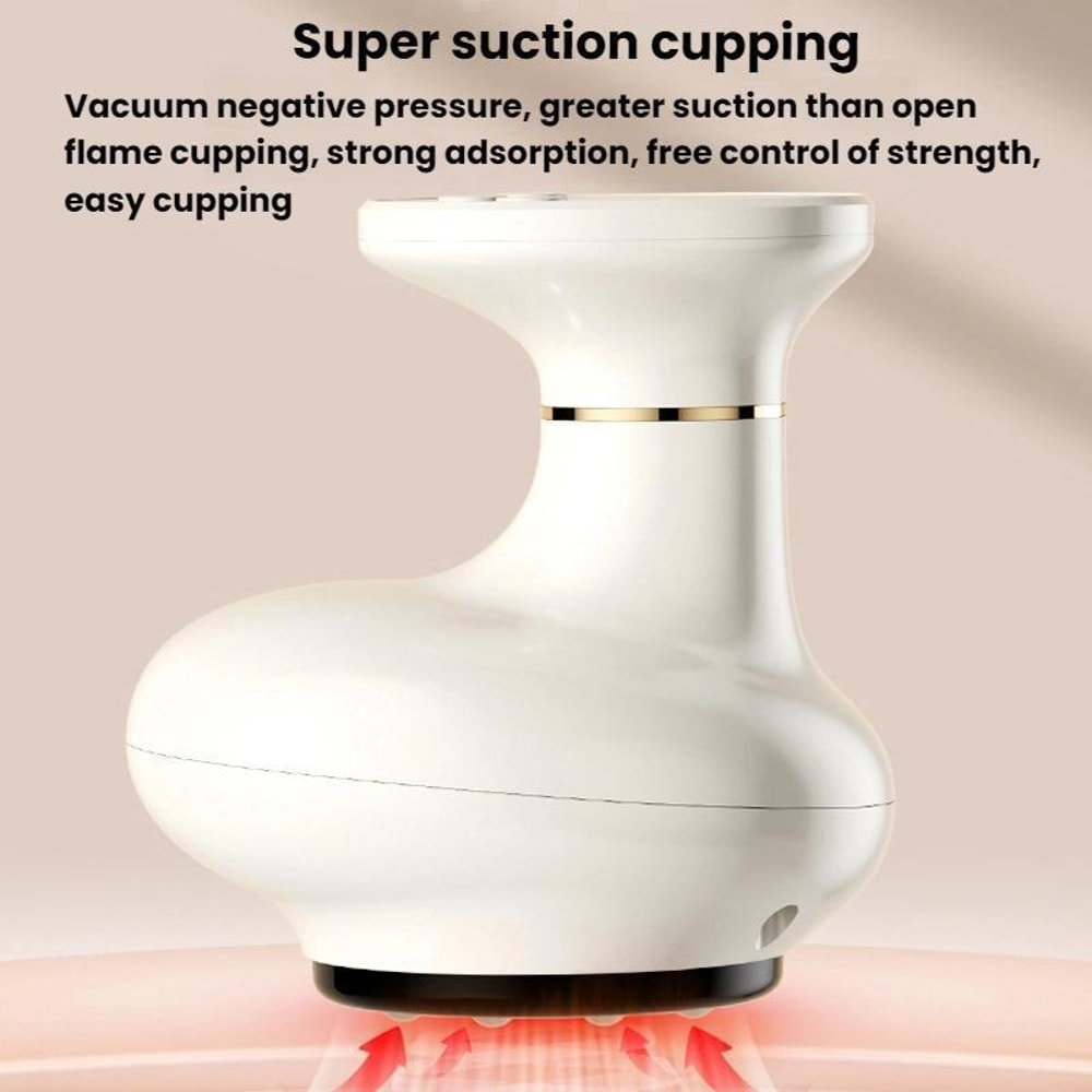 Electric Cupping Massager With Heat And Scraping Tool 1