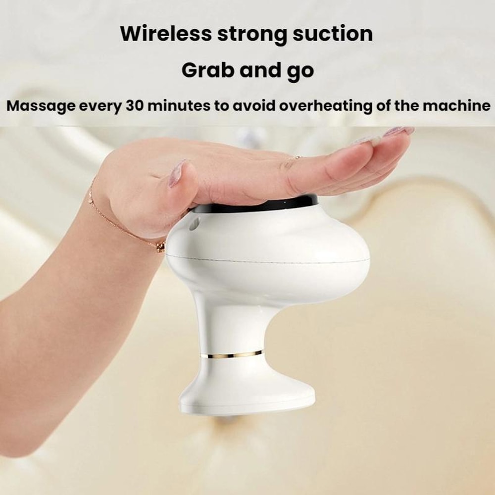 Electric Cupping Massager With Heat And Scraping Tool 4