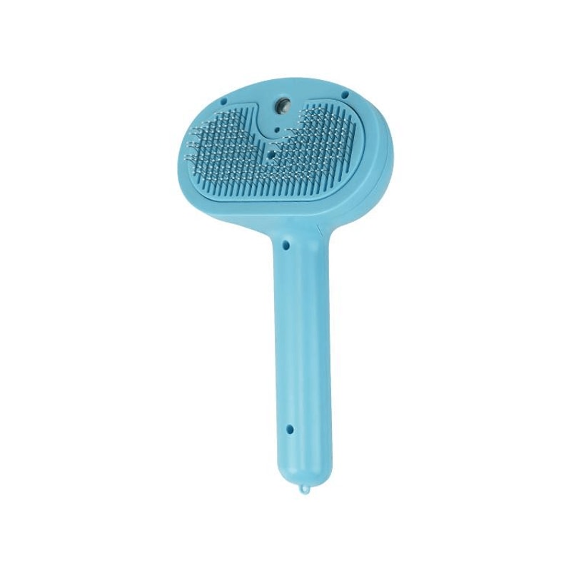Pet Grooming Brush With Antibacterial Spray Self Cleaning Massage Comb 11