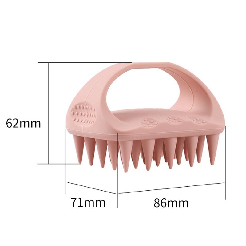 Soft Silicone Scalp Massager Shampoo Brush For Deep Cleansing And Relaxing Head Massage 6